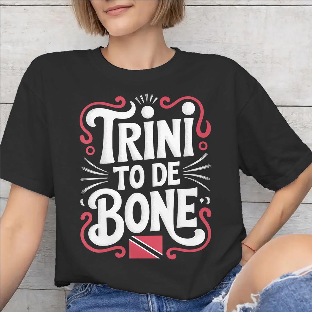 Trinidad and Tobago Flag Football Printed T Shirt Unisex Unisex Cotton Tee Shirt Clothes