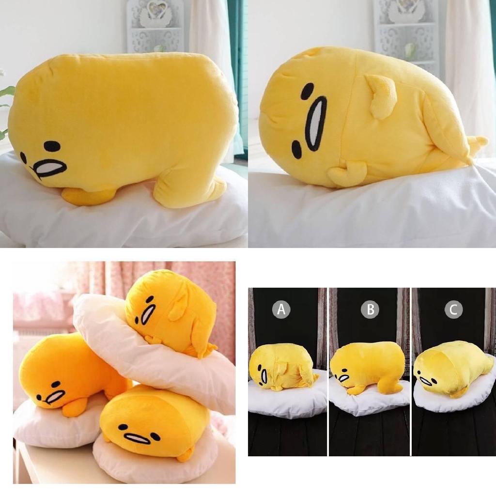 Adorabile Grande Cuscino Peluche Gudetama Morbido Cuscino da Abbracciare Con Imbottitura Premium in Cotone PP