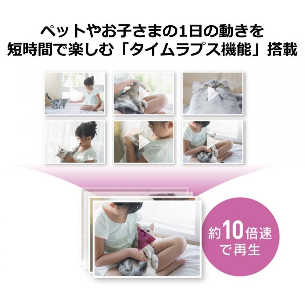 Panasonic SmartHome współpracuje z certyfikowaną kamerą sieciową Alexa KX-HRC100-K Kamera wewnętrzna HD 1080p Obiektyw szerokokątny Poklatkowy dźwięk i ruch