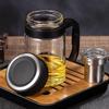 WANXIANG Borosilicate Glass Tea Cup with Handle and Infuser