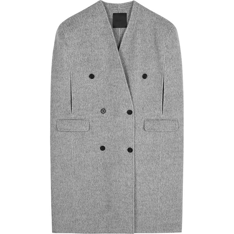 

JNBY 2024 Winter Loose Wool Blend Sleeveless Coat M