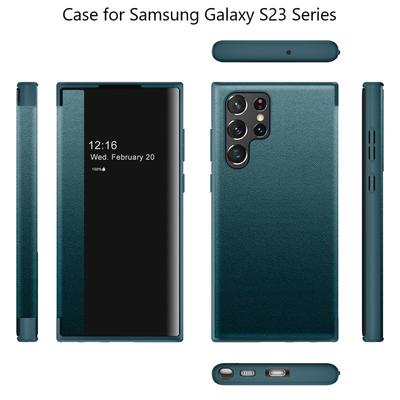 Plain Leather Case For Samsung Galaxy S23 S23plus S23ultra 5g New Upgrade Phone Cover For Samsung S23 Ultra Plus Shockproof Case
