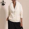 Women's Fashion Casual Fall Winter Solid Color Print Long Sleeve Sweaters