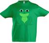 Rana I Bambini ragazzi T-Shirt Toon Cartone Animato Look Fumetto Rane Verdi