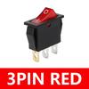 5/20PCS KCD3 Rocker Switch ON-OFF ON-OFF-ON 2 Position 3Pins Electrical Equipment with Light Power Switch 16A 250V / 20A 125V AC
