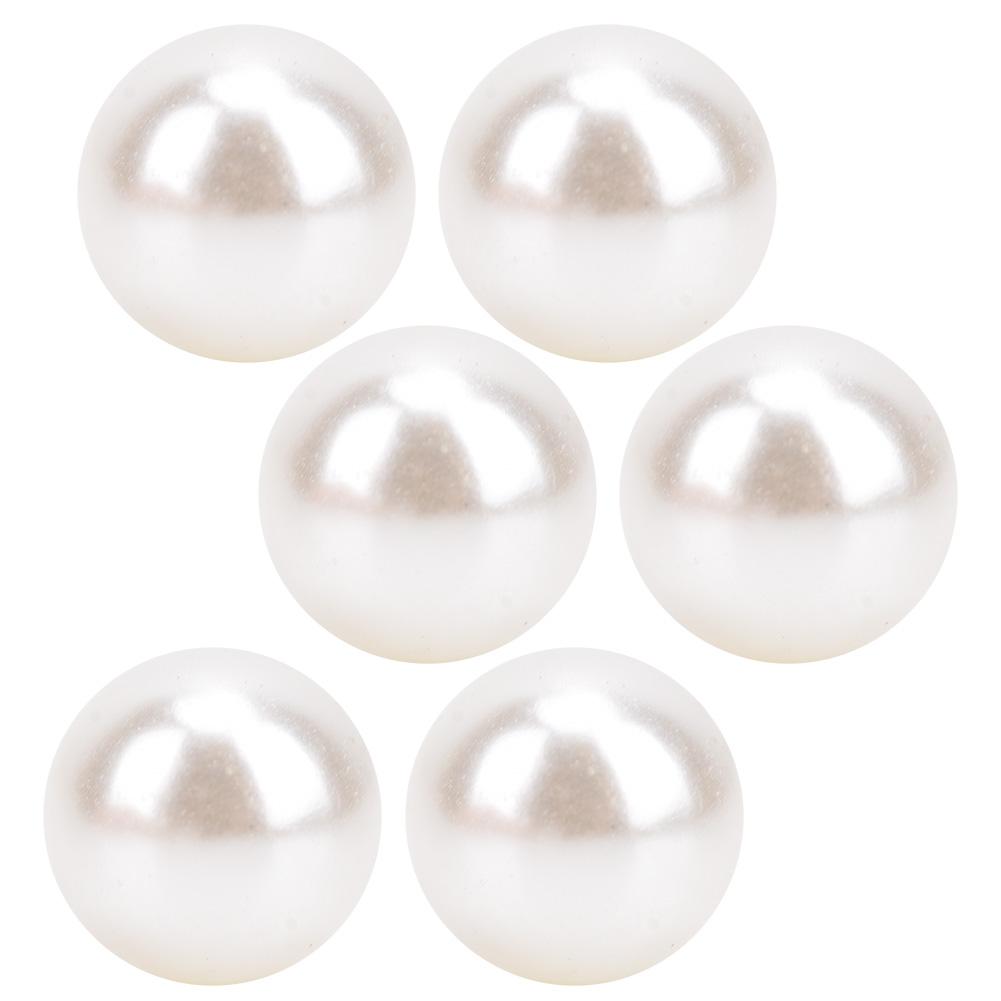 50G Non Porous Imitation Pearls Decoration HairClothes Supplies Jewelry Accessories(Beige)