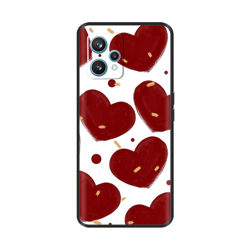 Para Realme 9 Pro Plus Funda Divertida de Silicona Suave Cubierta de Teléfono Para Realme 9 4G Funda Negra Carcasas con Parachoques Resistentes a Golpes Para Realme 9 Pro+