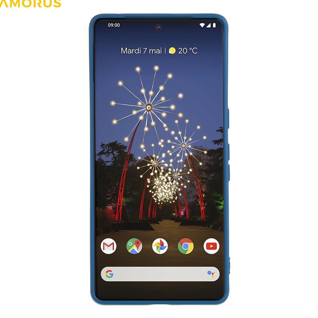 For Google Pixel 7 Pro 5G Case Precise Cutouts TPU Fiber Lining Shockproof Phone Cover