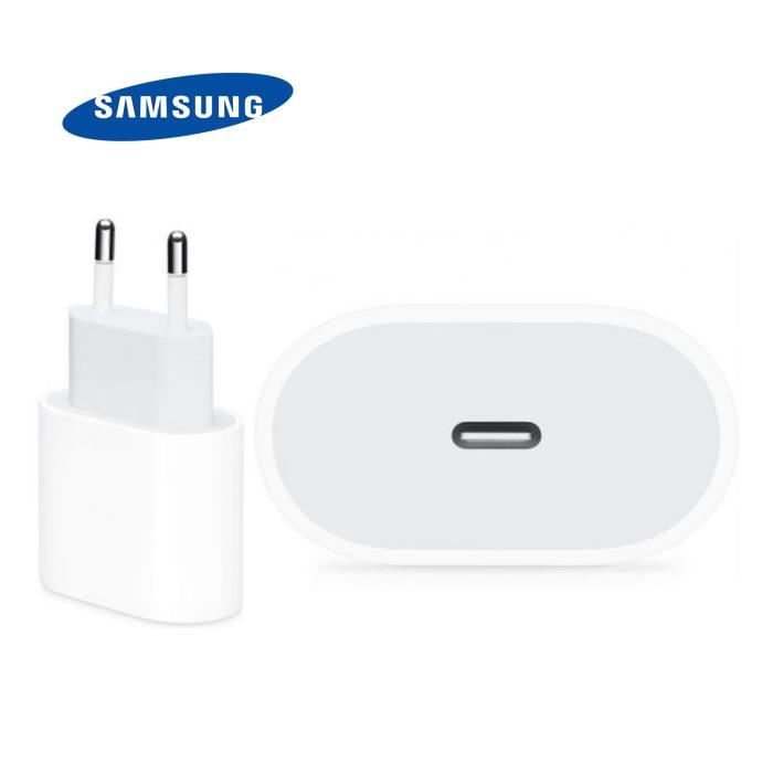 Chargeur Secteur - Samsung - 25W - Ultra Rapide - USB-C - Blanc