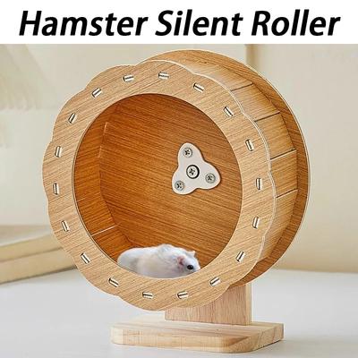 Hamster Ahşap Küçük Villa Salıncak Tahterevalli Küçük Yuva Masif Ahşap Küçük Ev Hamster Uyku Yuvası Saklanma Yeri Bıldırcın Rutin Oyuncak Ultra Sessiz Kaydırma Tekerleği