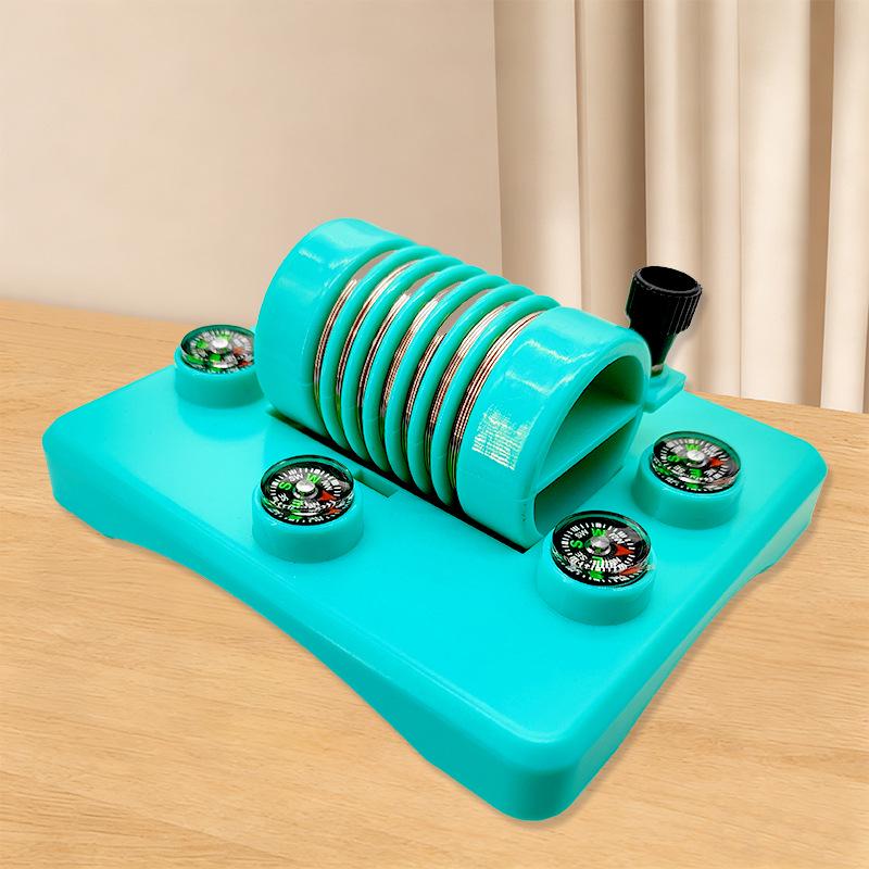 Electrified Solenoid Magnetic Field Demonstration Kit for High School Physics