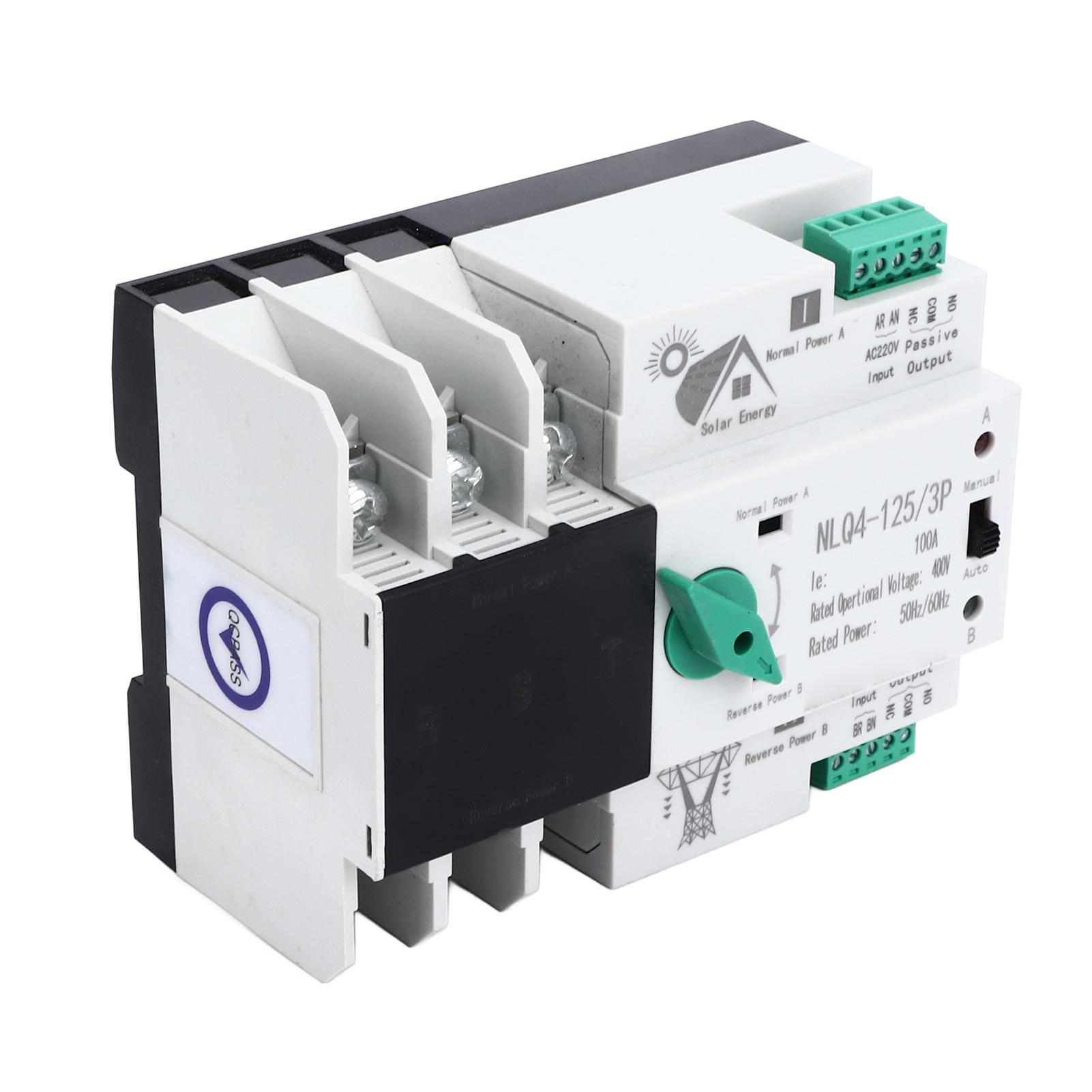 

Uninterruptible Dual Power Transfer Switch Circuit Electrical Selector Switch 400V 100A
