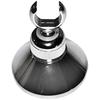 Support De Douche - EDM - Modèle Fourche - Métal Chromé - Conique - Gris