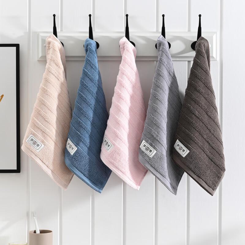 Senmoh Thickened Combed Cotton Face Towel 4-Pack