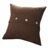 Knitting Button Fashion Throw Pillow Cases Cafe Sofa Cushion Cover Home Decor