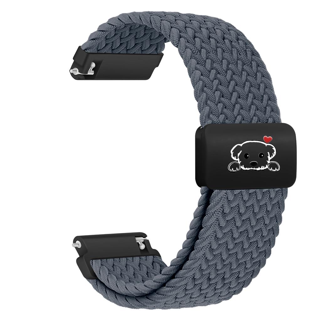 18 20 22mm Watch Straps for Amazfit Bip 6 5 Active 2 GTR/GTS 4/3 Magnetic Braided Bracelet Galaxy Watch 7/FE/5/6/4 Classic Band