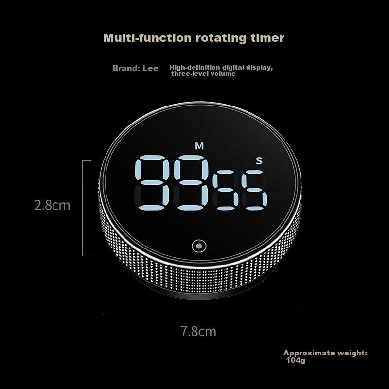 PAKCHOICE Kitchen Timer, Electronic Visual Timer, Magnetic Multi-Functional Time Management Tool for Children And Students
