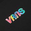 Vans Fun Print Loose Short Sleeve T-Shirt Unisex Tops Black VN0A5HAOBLK