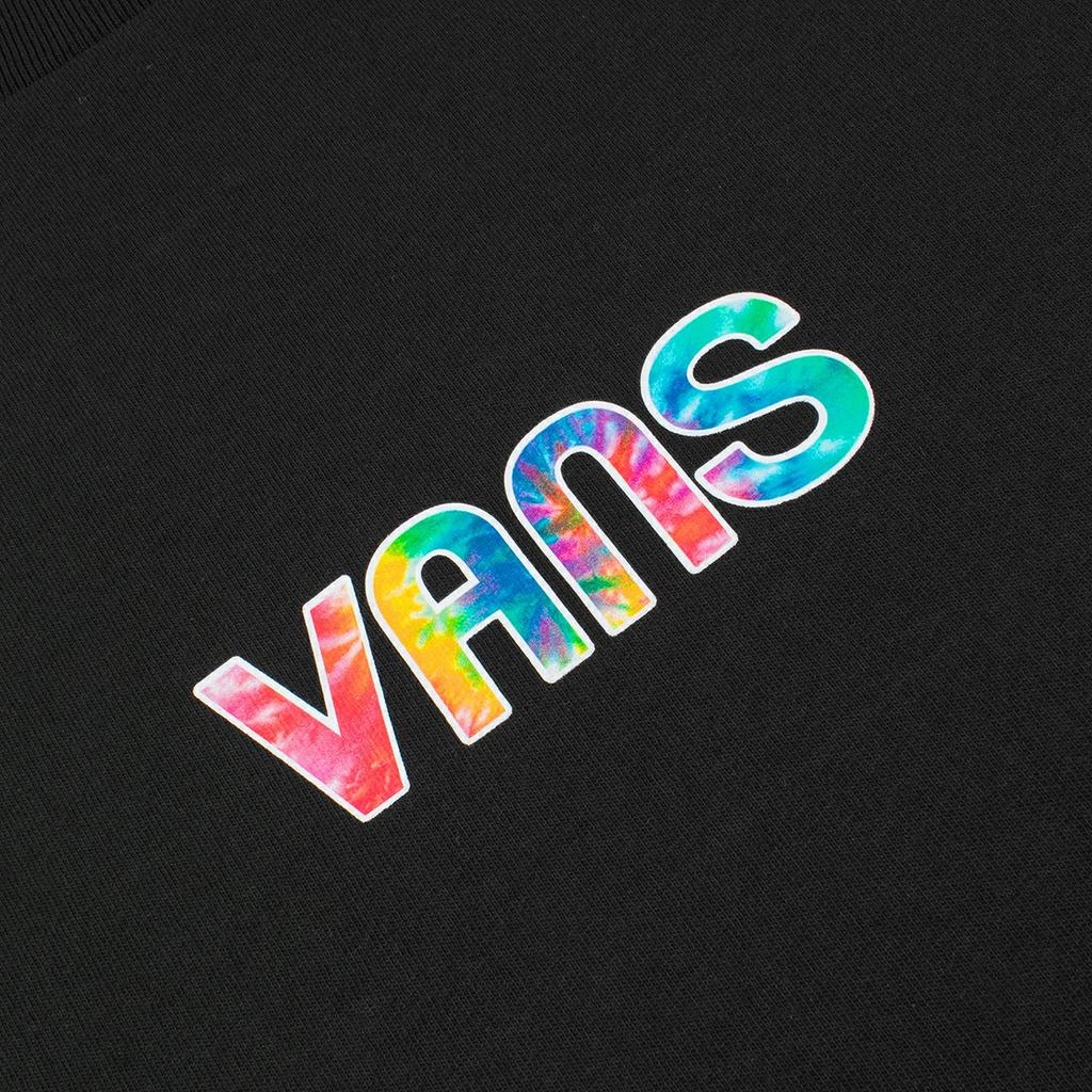 Vans Fun Print Loose Short Sleeve T-Shirt Unisex Tops Black VN0A5HAOBLK