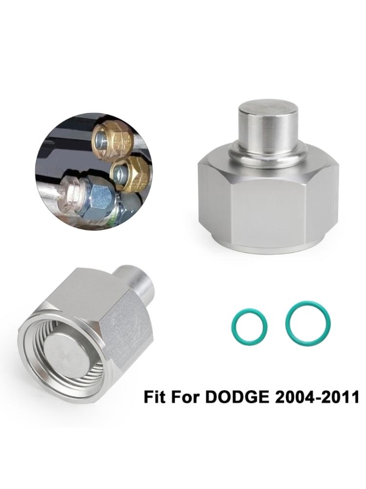 Rear A/C Block Off Kit Cooling Tube Line Terminators Compatible