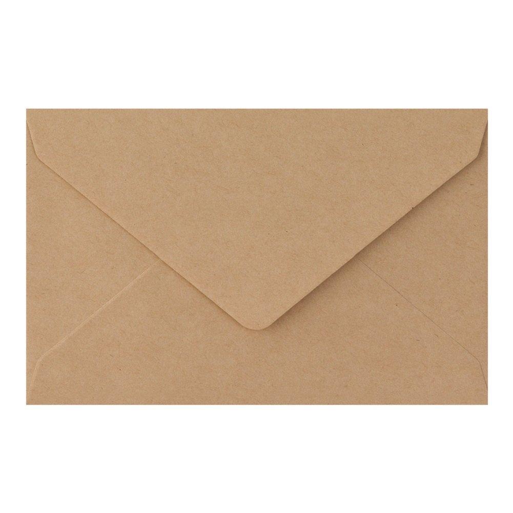 MIDORI Minimalist Brown Letter Set with Envelopes