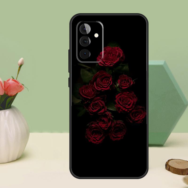 Flower Red Rose For Samsung Galaxy A16 A55 A35 A15 A32 A12 A22 A52 A54 A34 A14 A56 A36 A26 A13 A53 A06 Case