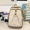 School bag female college student Korean version niche high-value durable backpack women's light and simple large capacity backpack new style