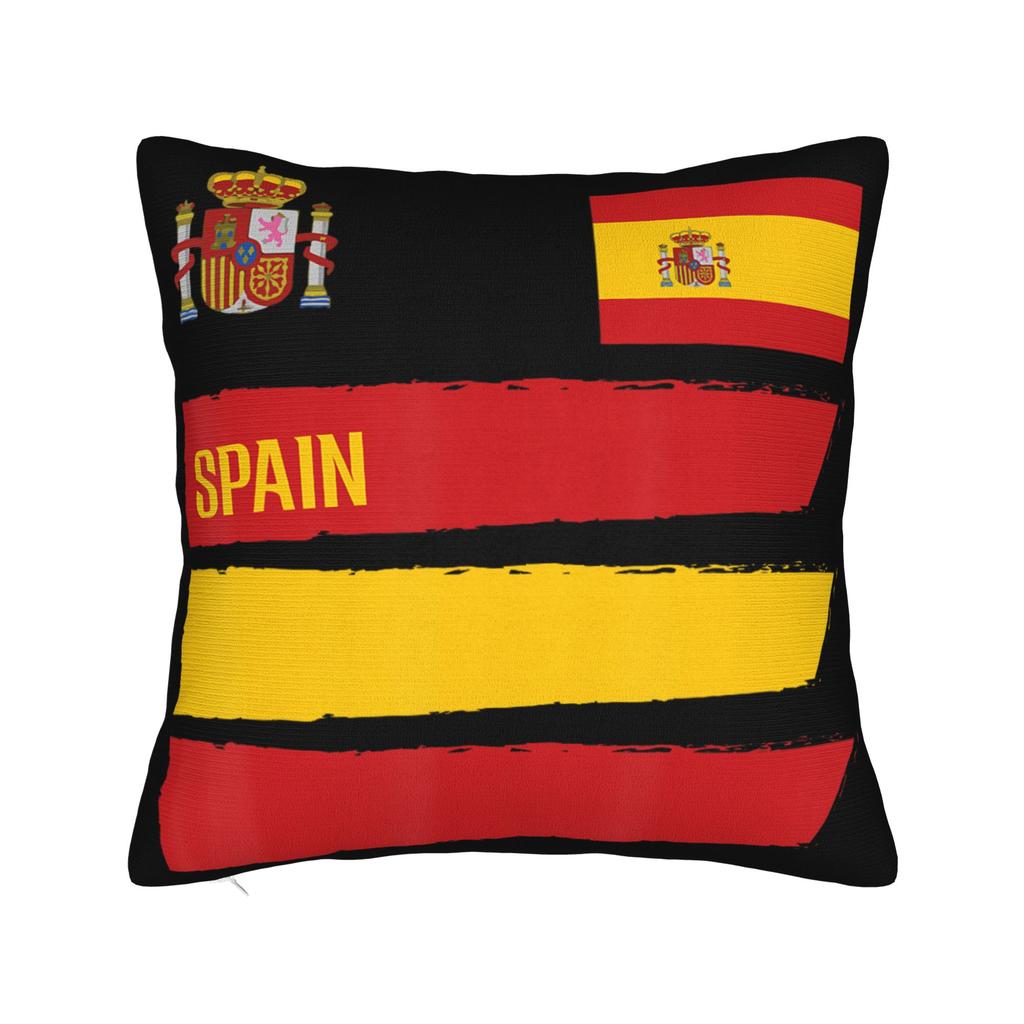 Espana Butterfly Spanish Flag Espanol Spain Spanish Roots Pillow Cover Soft Cushion Cover Pillow Case For Living Room Sofa