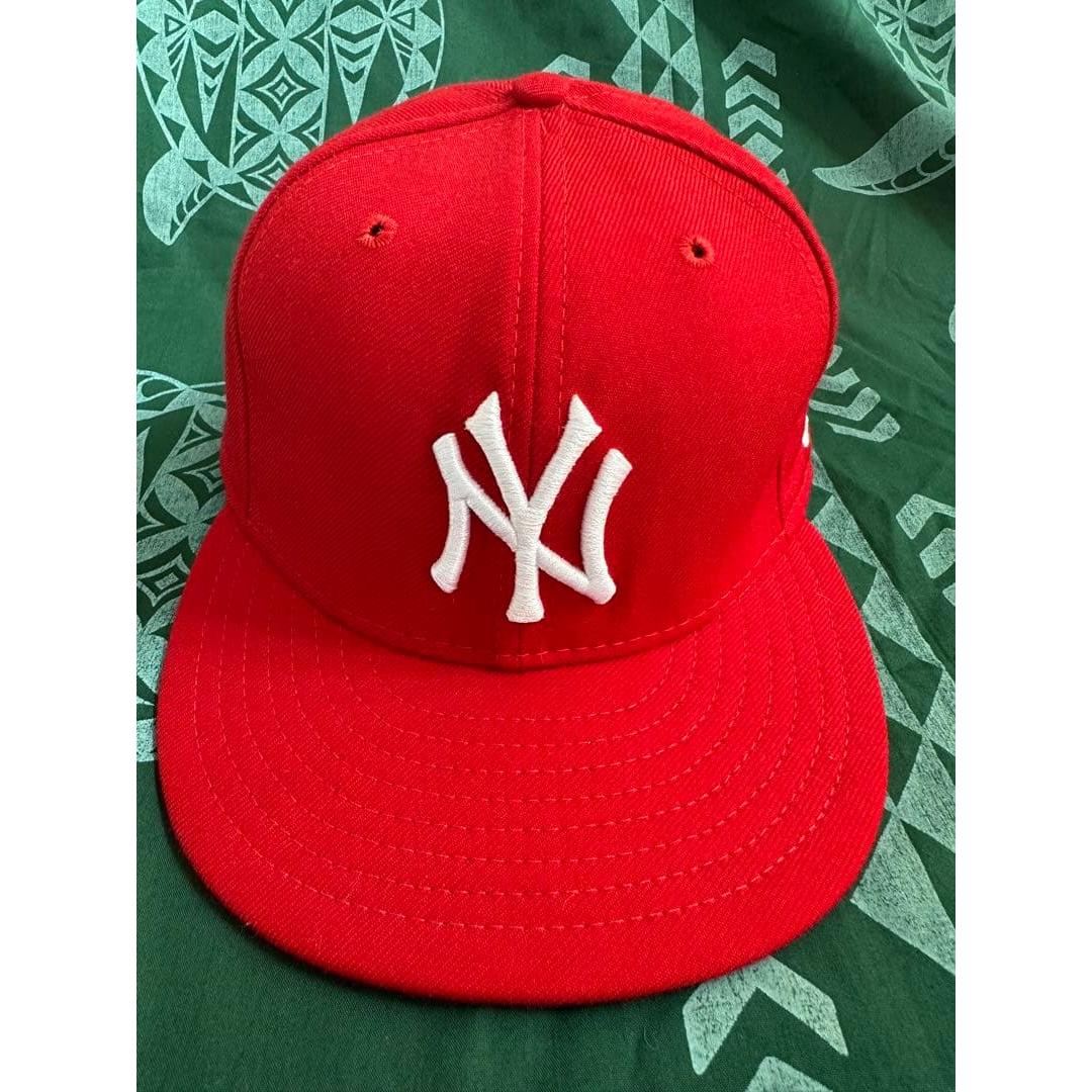 Used Vintage USED New Era New York Yankees Red