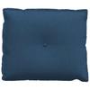 Back Cushion Blue 60 x 19 x 50 cm Fabric