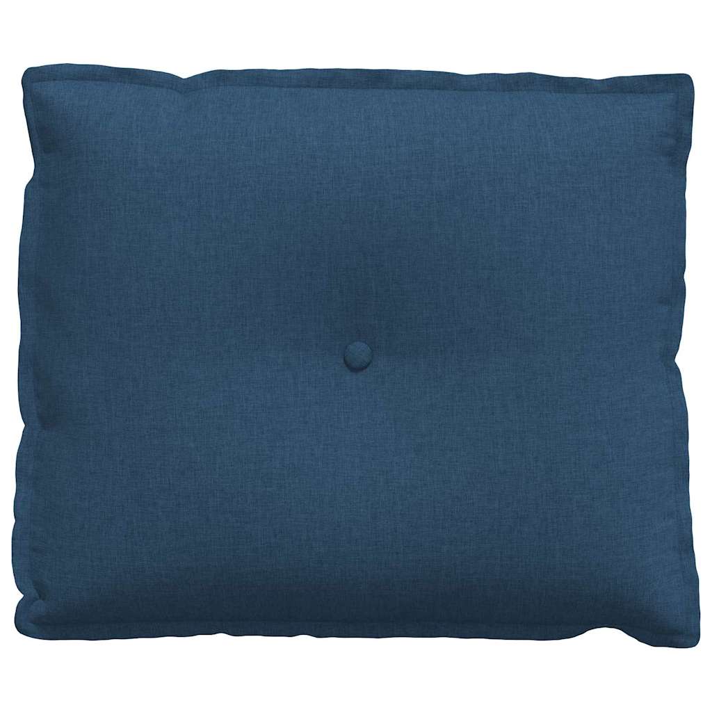 Back Cushion Blue 60 x 19 x 50 cm Fabric