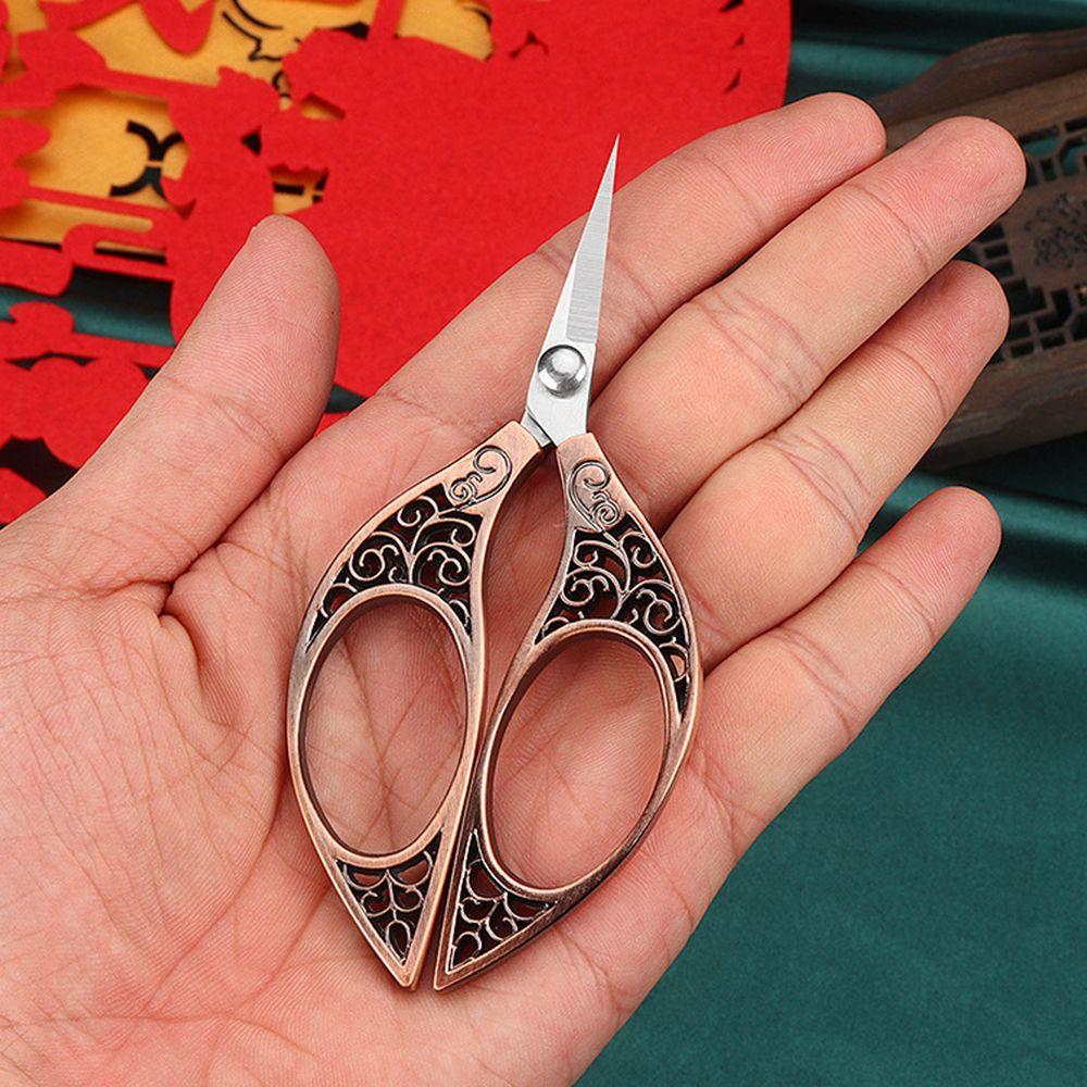 Stainless Steel Sewing Scissors Vintage Style Small Hand Scissors  Embroidery