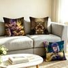 R-Record of Ragnarok Q-Qin Shi Huang  Square Double-Sided printed Pillow Case Bedroom Bedside Pillow Sofa Cushion Cover