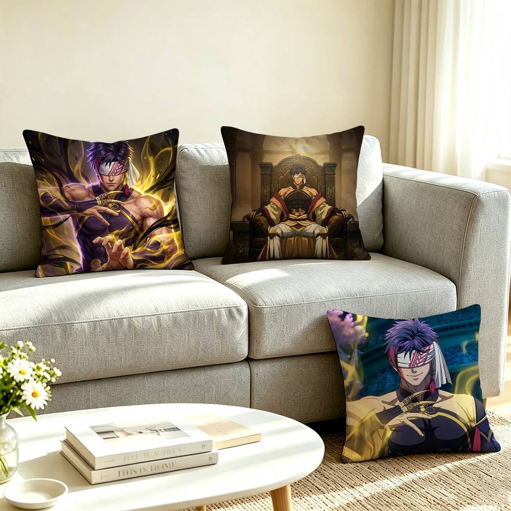 R-Record of Ragnarok Q-Qin Shi Huang Square Double-Sided printed Pillow Case Bedroom Bedside Pillow Sofa Cushion Cover