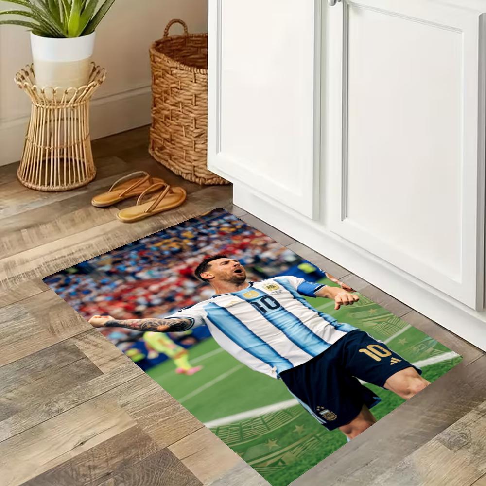 Messi Nonslip Kitchen Mat Floor Carpet Rug For Indoors Outdoors Home Decor Room Supplies Spring Decor
