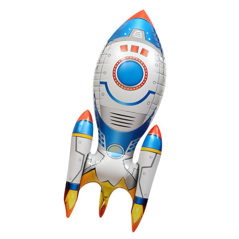3D Astronaut Folienballon Raketenballons Weltraumballons Für Jungen Kinder Astronauta Universum Serie Weltraum Geburtstagsparty Deko