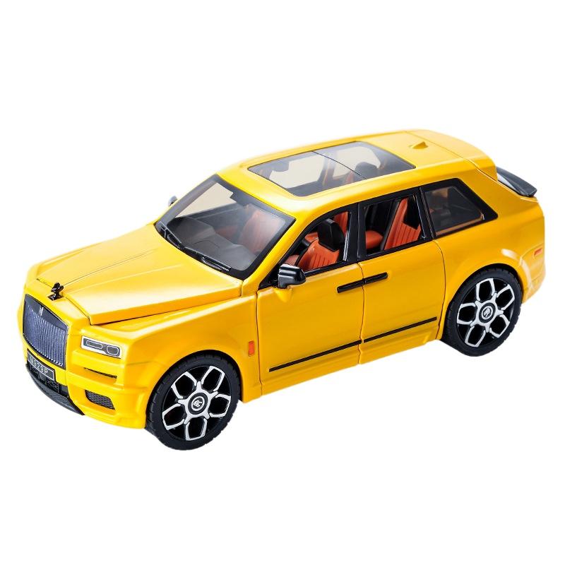 1/20 Rolls Royce Cullinan SUV Alloy Car Model Sound and Light Simulation Car Decoration Collection Child Toy Gift