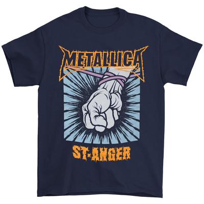 Męska Metallica St. T-shirt Gniew Czarny