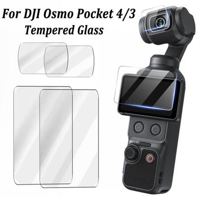 Tempered Glass Screen Protector HD Explosion Proof Lens Films Action Camera Accessories Protective Films for DJI Osmo Pocket 4 3