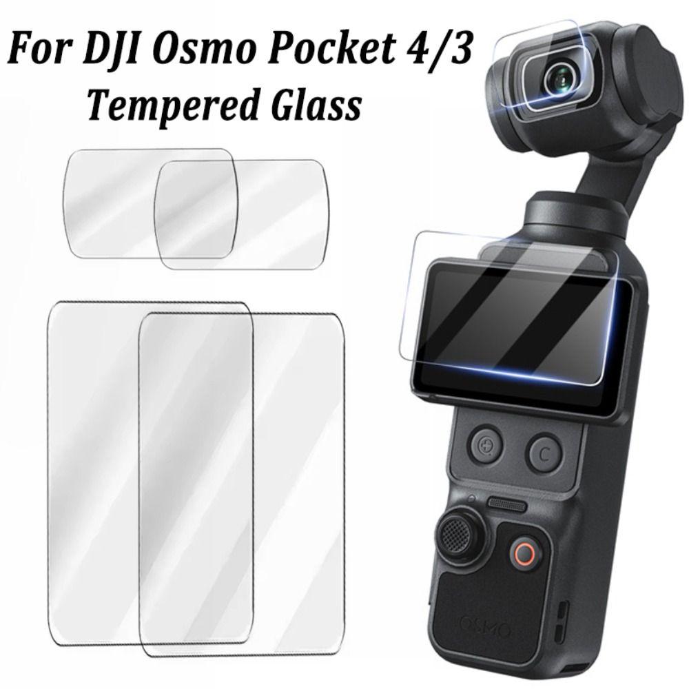 Tempered Glass Screen Protector HD Anti Scratch Lens Films Explosion Proof Accessories Protective Films for DJI Osmo Pocket 4 3