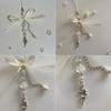 Flower Angel Pendant Keychain Sweet Bowknot Phone Charm Phone Strap Lanyard Bead
