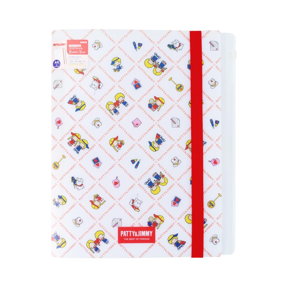 

Stationery Sanrio Character Clear File with Retro Sanrio Characters Patty S2140918 Sun-Star Band, & Jimmy,