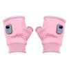 USB Heated Gloves with Digital Display Portable Smart Thermostatic Electric Heated Fingerless Gloves Hand Warming Gloves Outdoor Work Cycling Skiing