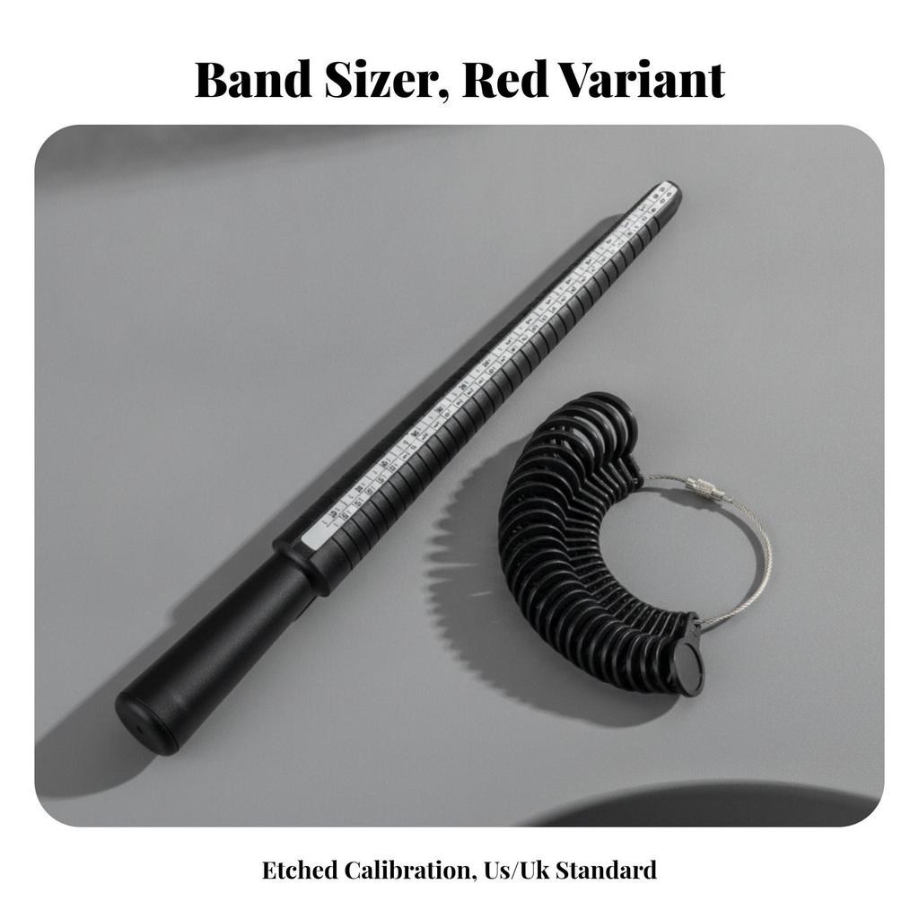 Finger Sizing Size Measuring Tool Portable Gauge Detachable