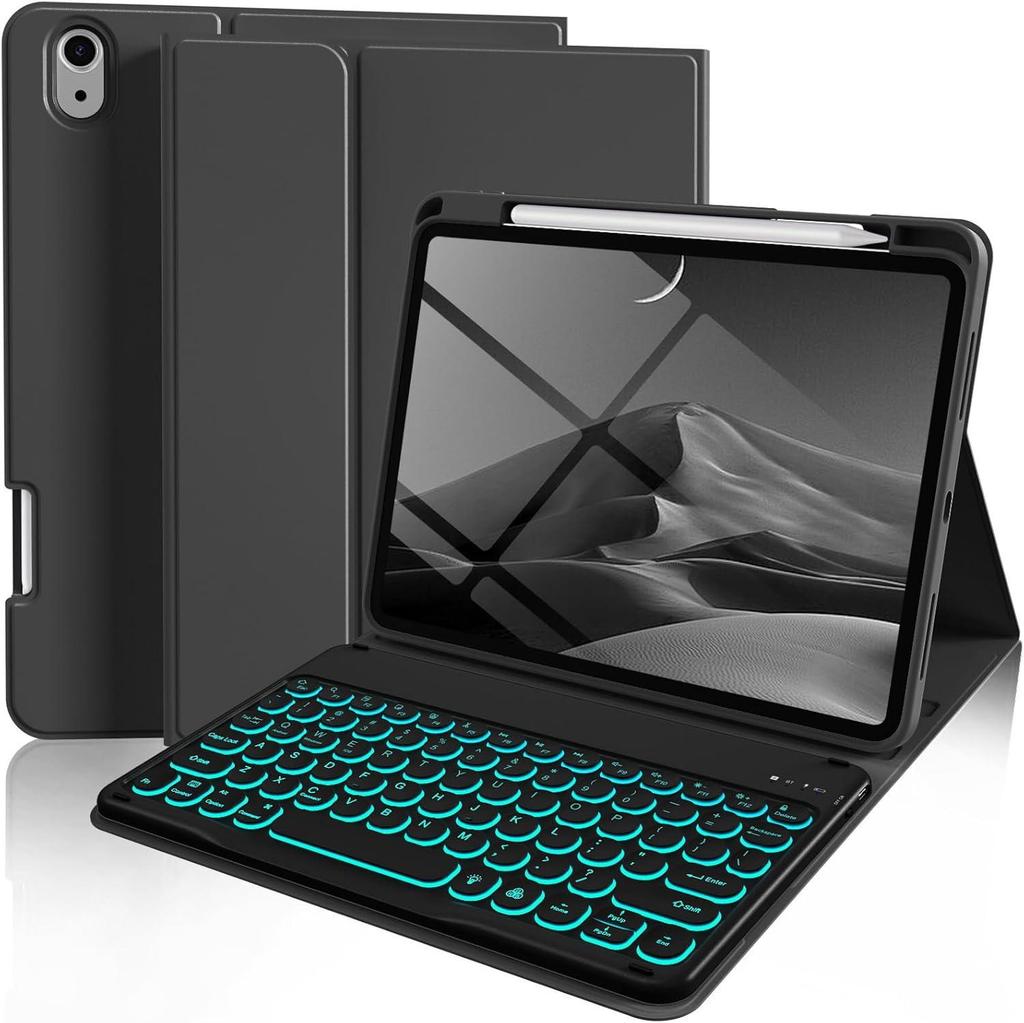 Huawei MatePad 11.5S Tablet Keyboard Case: Magnetic Backlit Leather Cover with Pen Slot for Air 11.5SE 12X