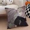 RRoses And Champagne Cushion Cover Linen Pillow Case Soft Breathable Protective Couch Room Decoration