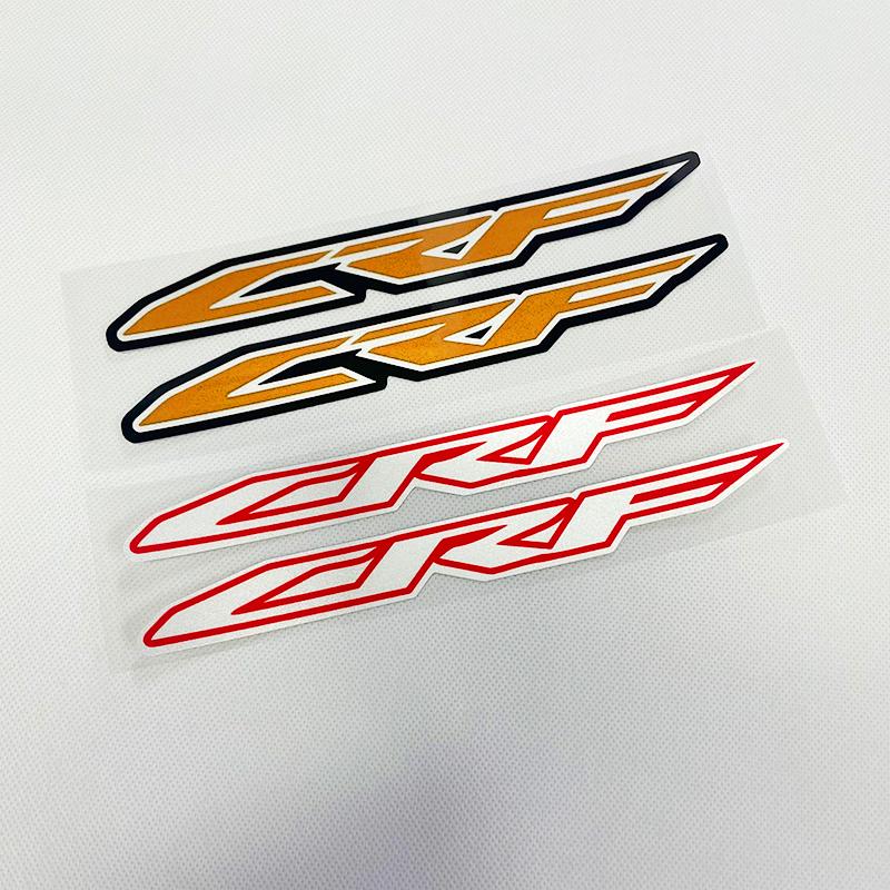 AAALX1 For Honda CRF 250F 250L 300L 450X 450R 1100 CRF450 Motorcycle Fairing Body Side Emblem Logo Decor Reflective Decals Stickers