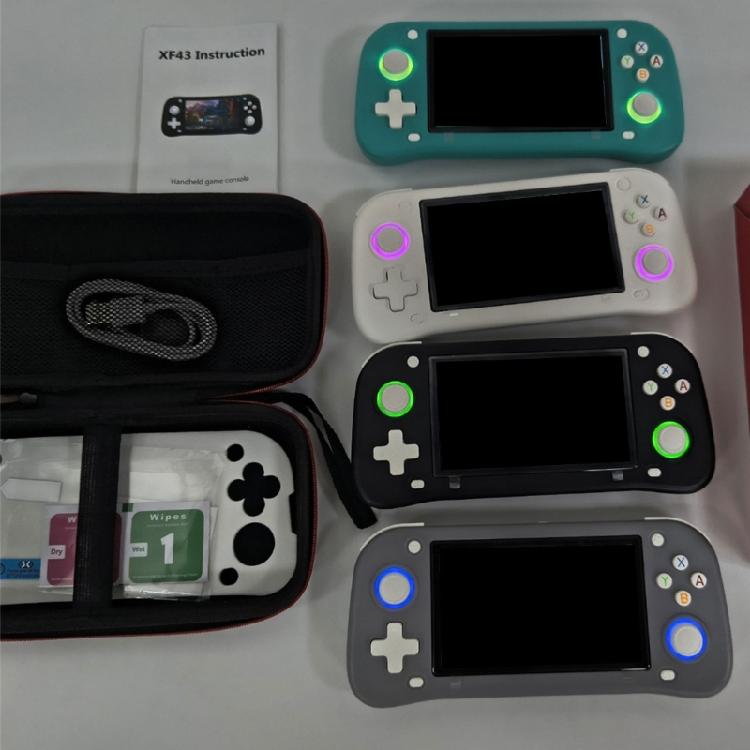 4.3inch Handheld Retro Game Console 64G/128G Expandable Memory Lightweight Portable 3000mAh Preloaded Classical Game