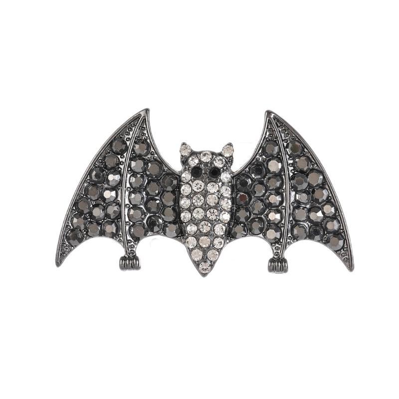 Lustige Fledermaus Brosche Gothic Anstecknadel Für Damen Kleidung Mantel Pullover Halloween Feiertagsparty Schmuck Zubehör Geschenk
