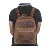 Handmade Vintage 100% Pure Buffalo Leather Backpack Rucksack Travel College Bag
